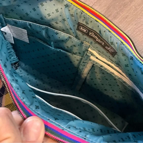 Lug Multicolor Plaid Crossbody Bag - Picture 4 of 8